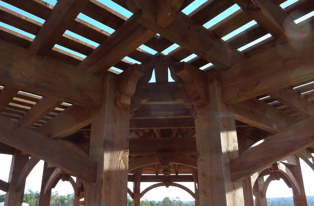 dovetail timber frame pergola kit