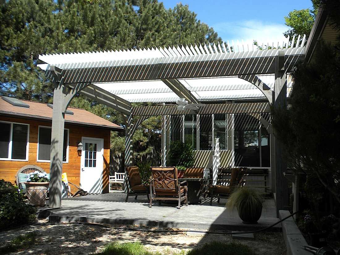 louvered-roof
