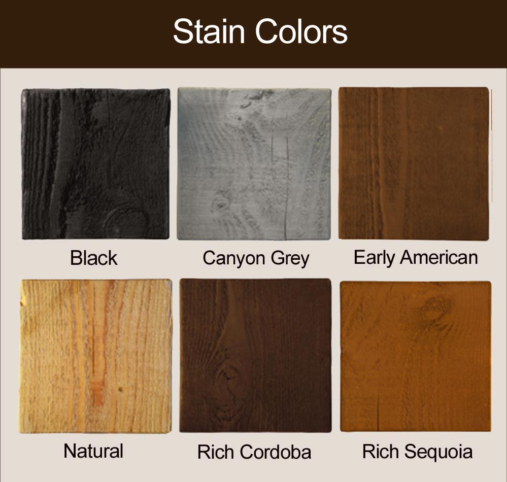 Stain color choices