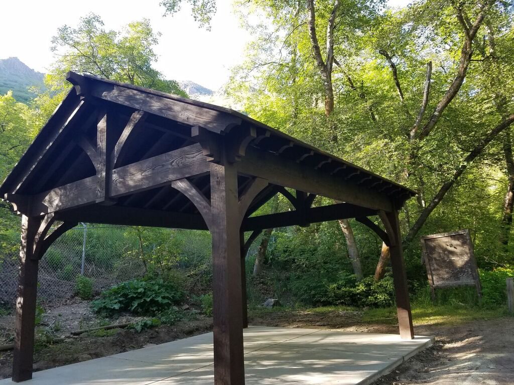 pavilion shade trees