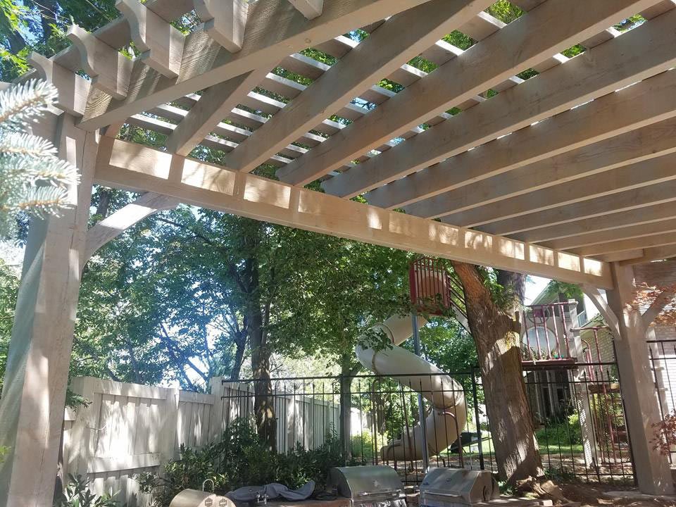 shade pergola playground