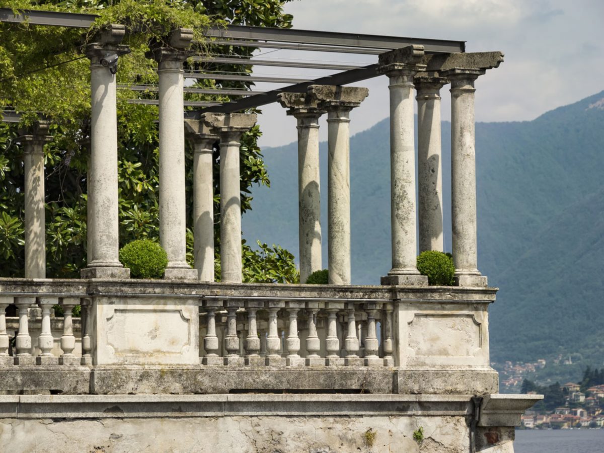 Classical style pergola in Italy