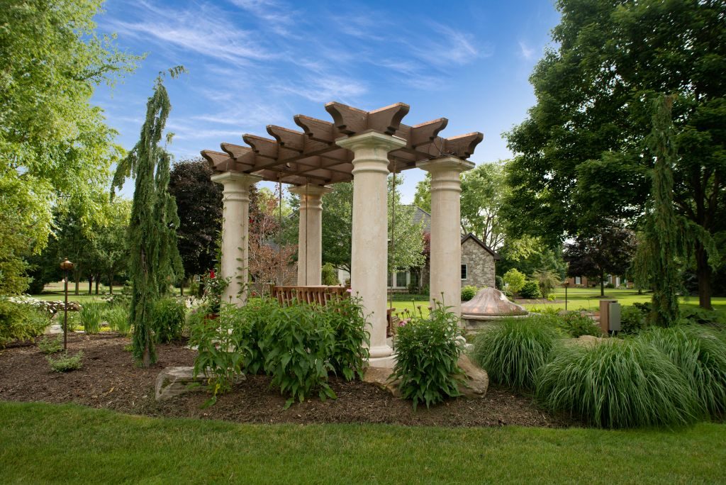 tuscany style pergola