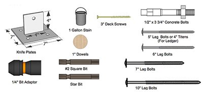 large gazebo kits hardware