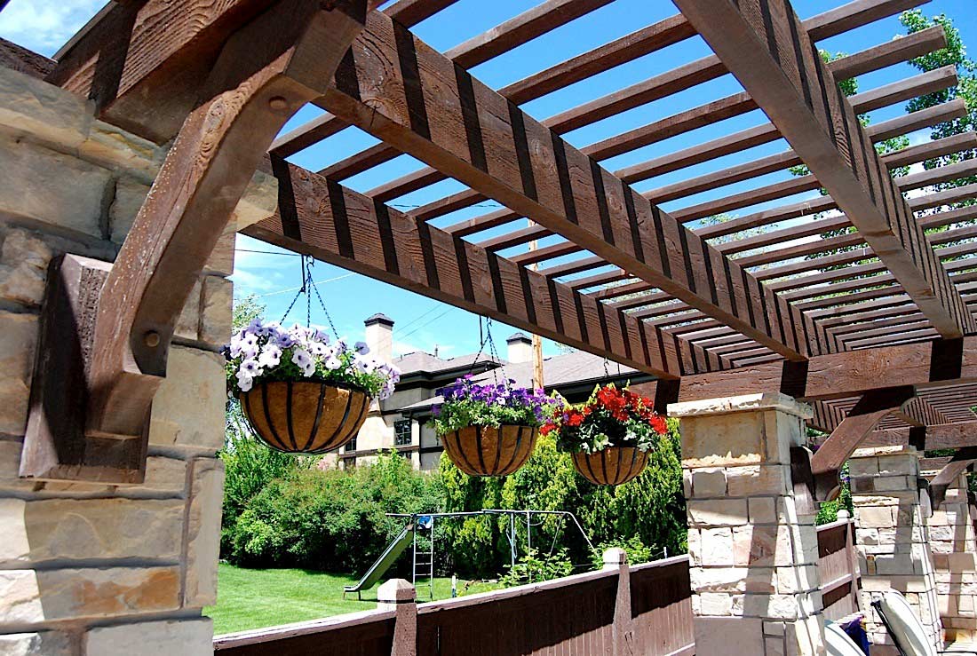 Trellis-hanging-plants