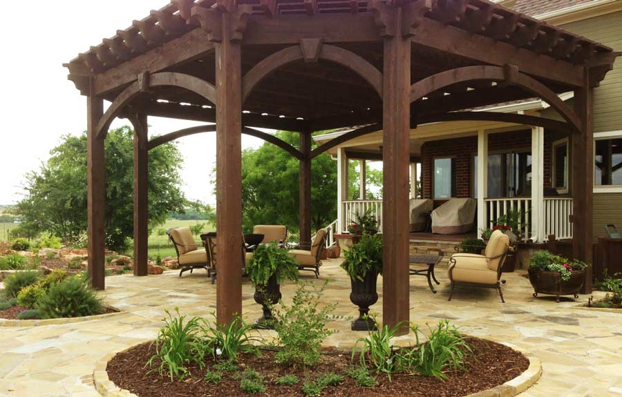 gazebo-new timber framed gazebo
