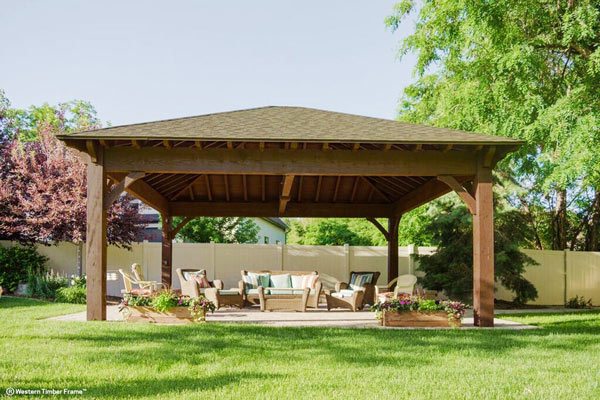 magnum-hipped-roof-pavilion-r shadescape pavilion kit installed