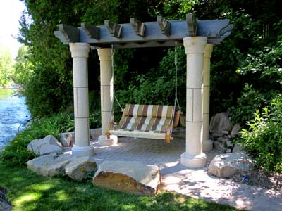 custom-timber-frame-swing arbor