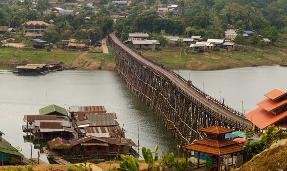 ancient oldest wooden bridge