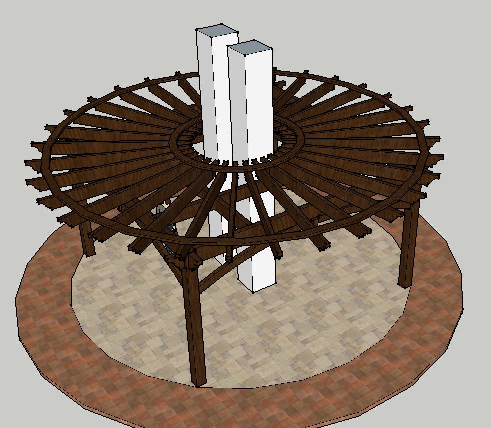 round roof diy pergola design