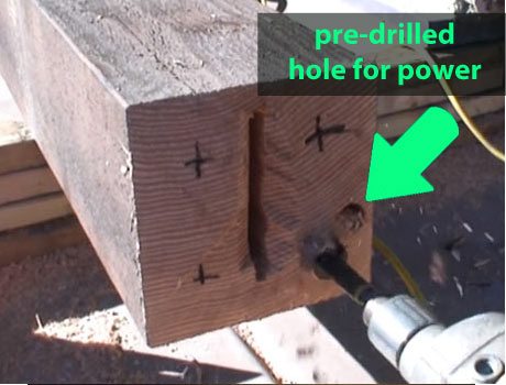 post-power-hole