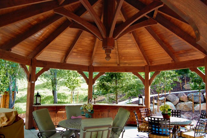 gazebo solid wood