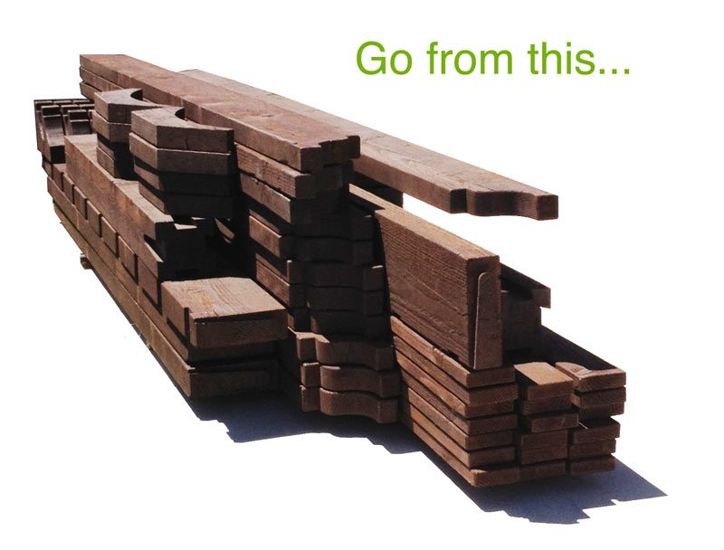 photo-before-pergola-kit-go dovetail timber frame pergola kit