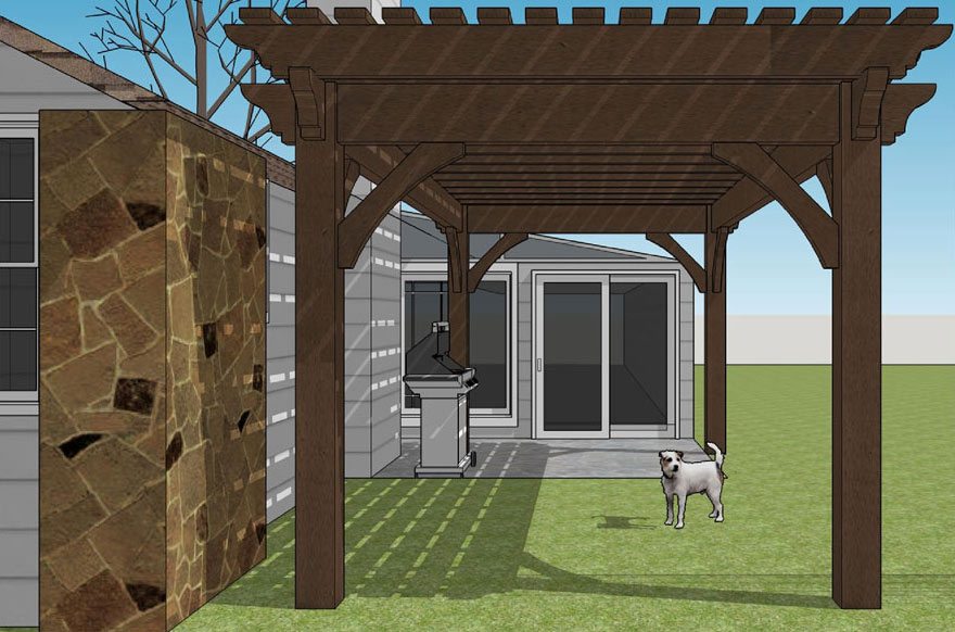 Bellew-mike-12x22-os-slide3 pergola installation