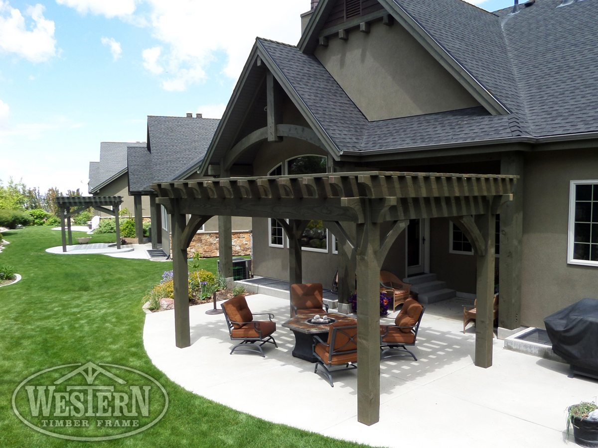 fire pit shade pergola patio