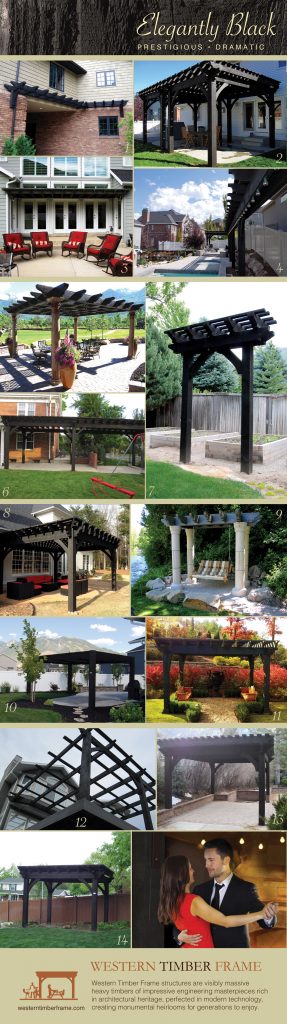 black pergola awning arbor