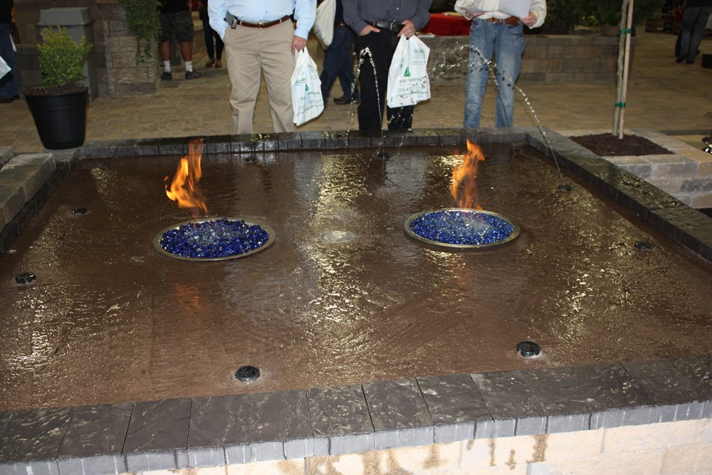 fire and water fountain