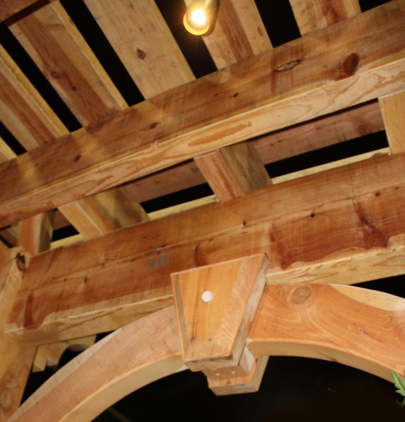 timber frame dovetail joint