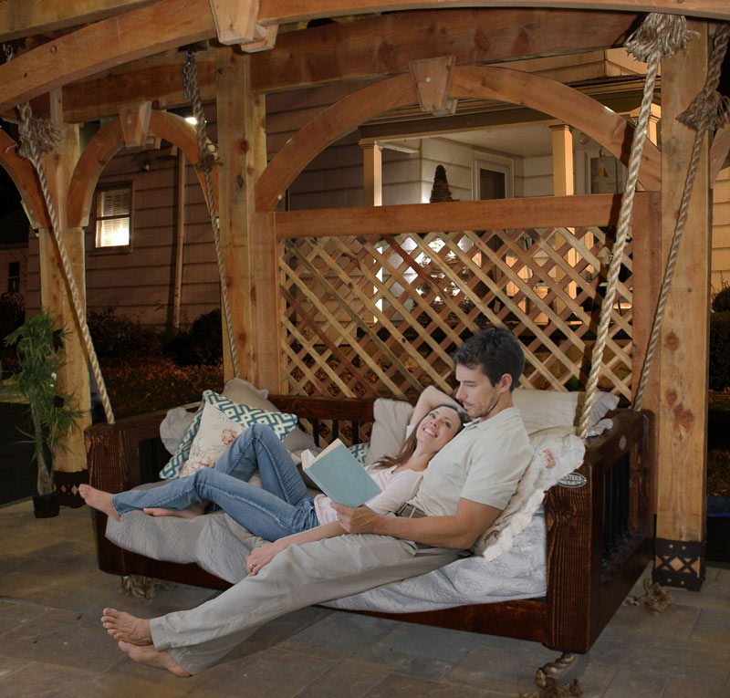 suspended sofa couch bed swing
