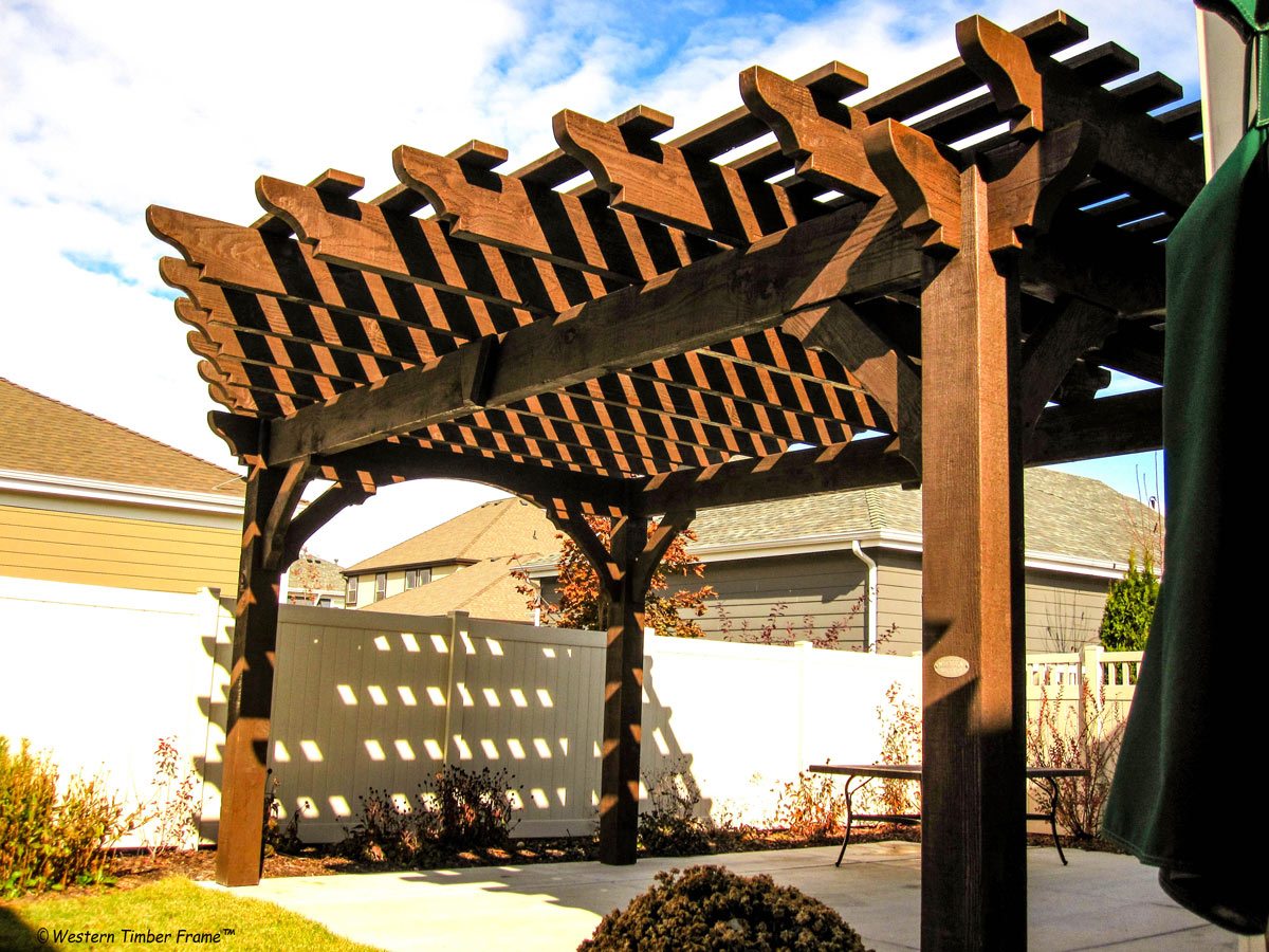 custom pergola roof