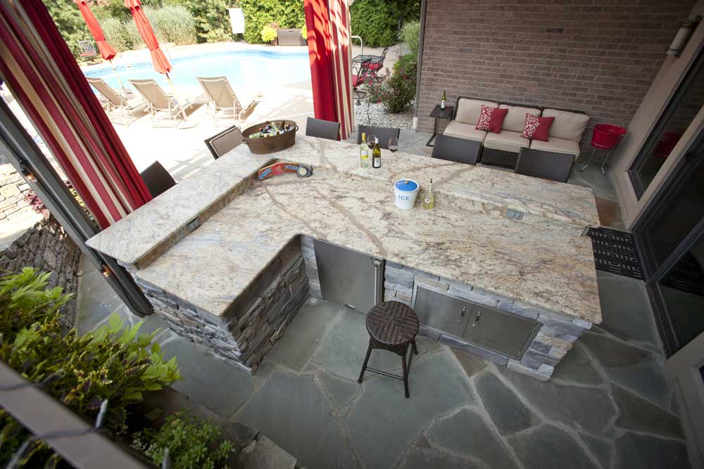 kitchen-cabinets-pergola outdoor kitchen