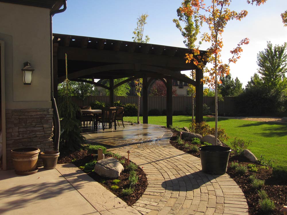 Lecomte-8x8x14-os-pergola patio shade pergola