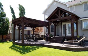 pergola covered entry