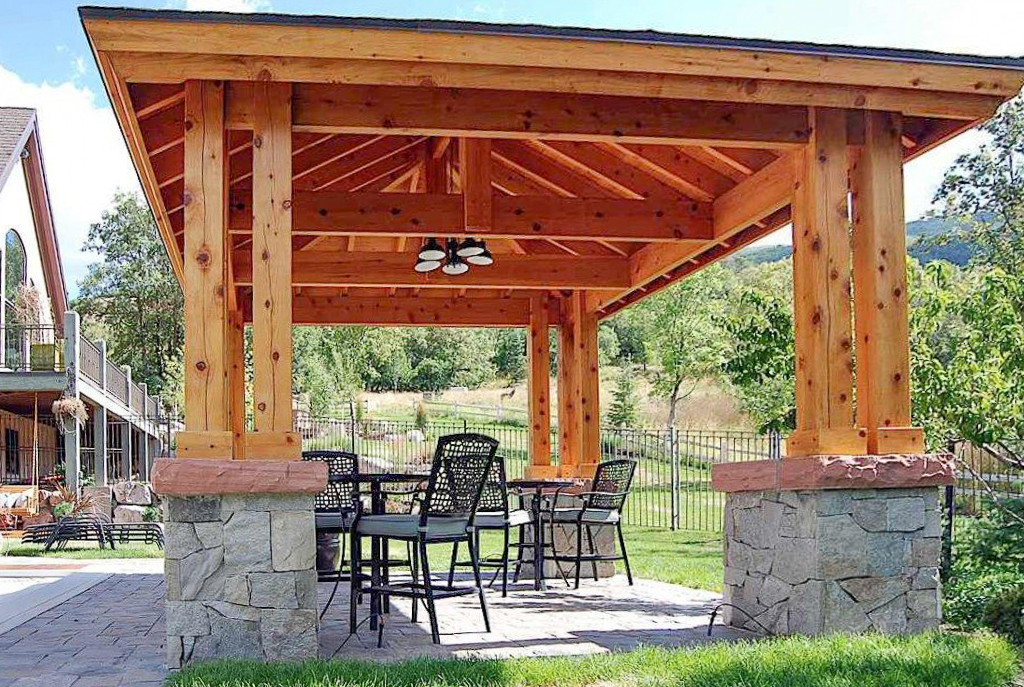Dotson-custom-brick-1024×687 Triple post pavilion kit