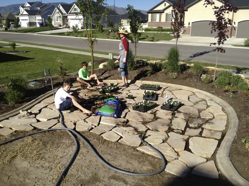 before-snowden-pergola-kit before pergola