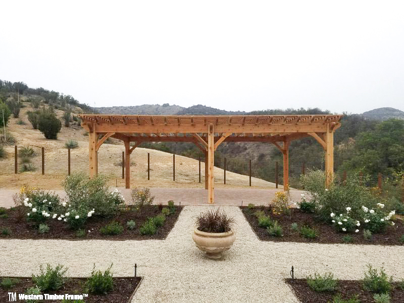 cedar pergola kit