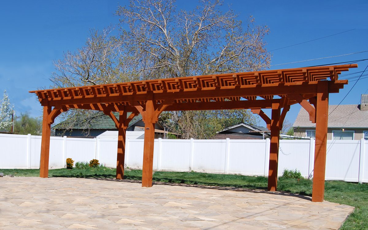 timber frame pergola kit