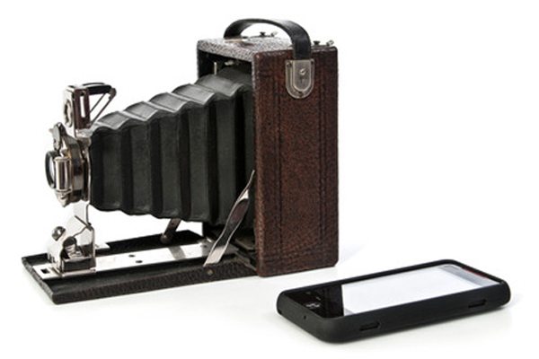 Antique camera cell phone