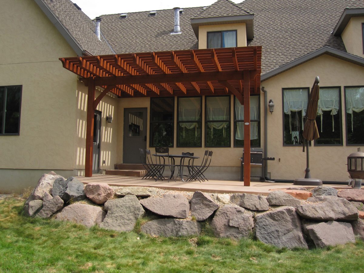 attached pergola kit shade