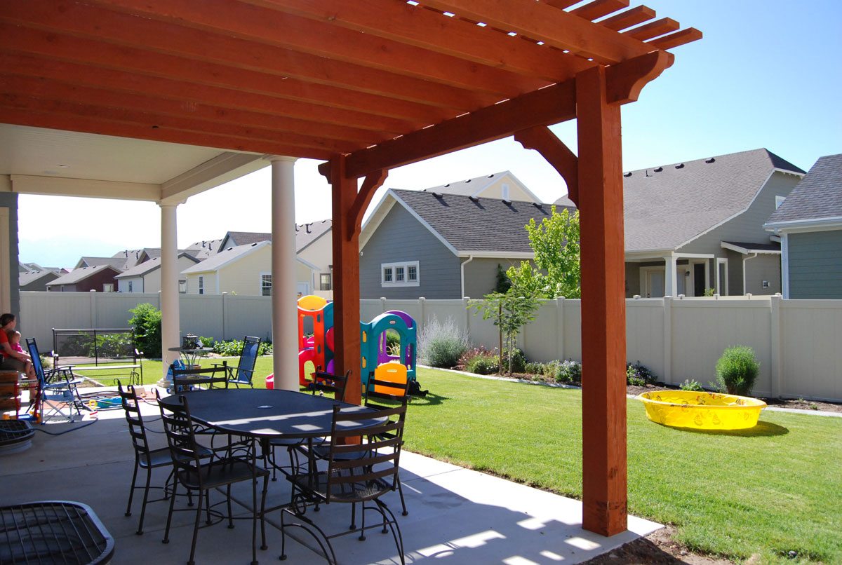 attached pergola kit