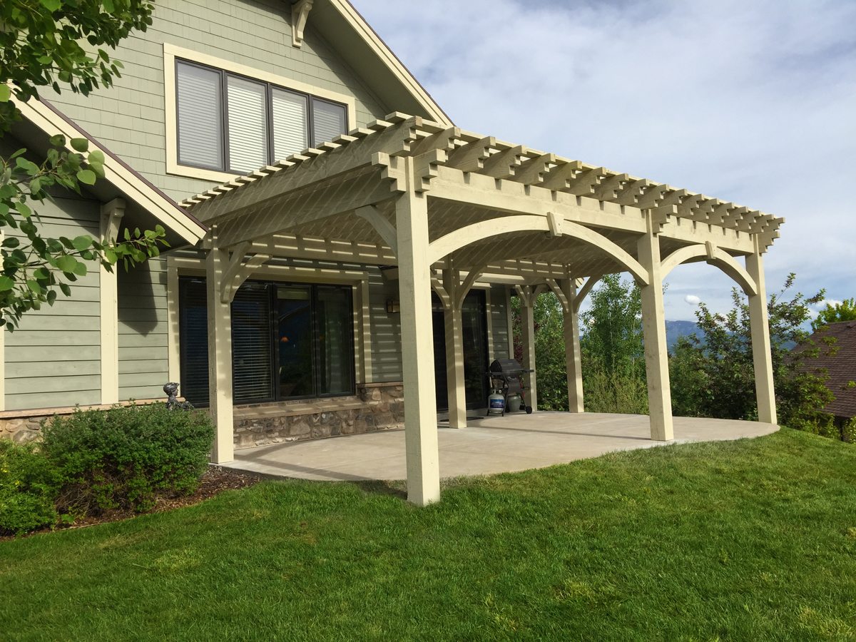 patio shade pergola kit