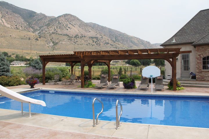 timber frame pergolas