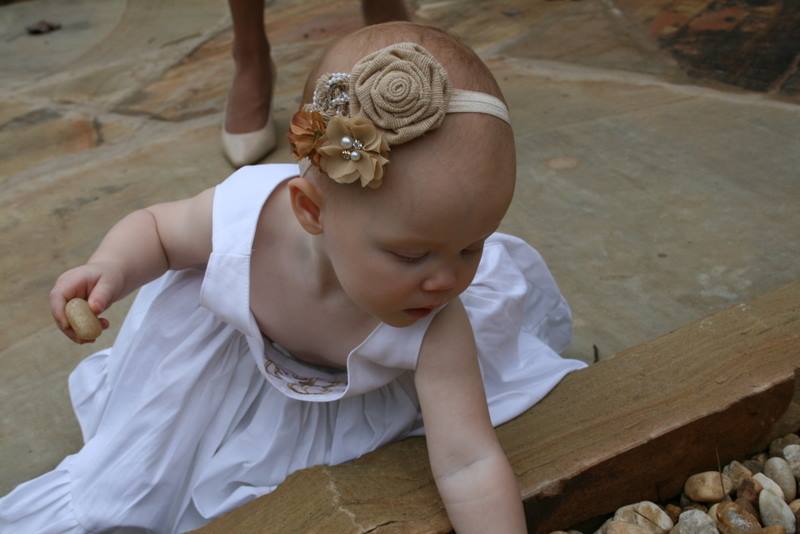 baby at wedding