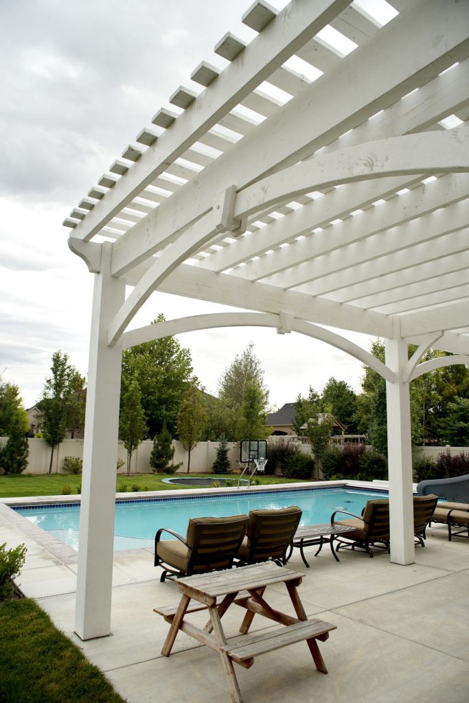 diy poolside pergola kit