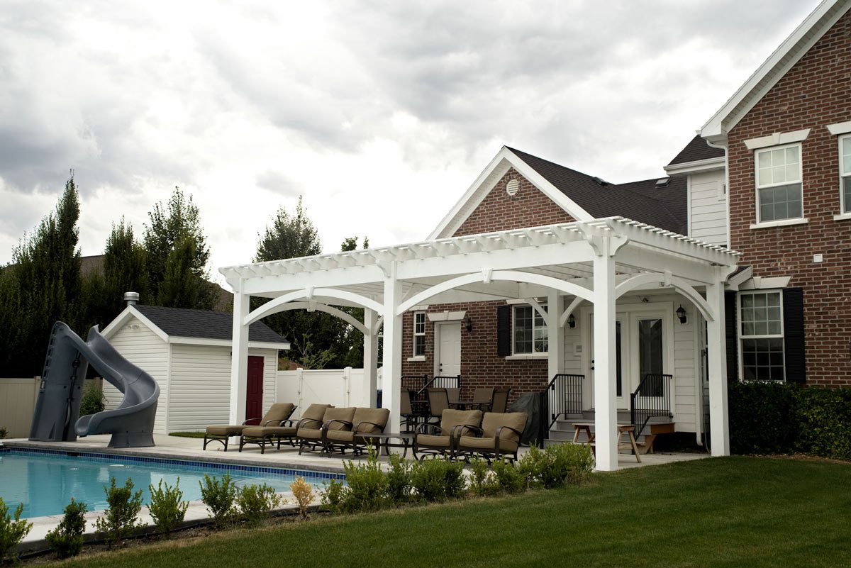 diy poolside pergola kit