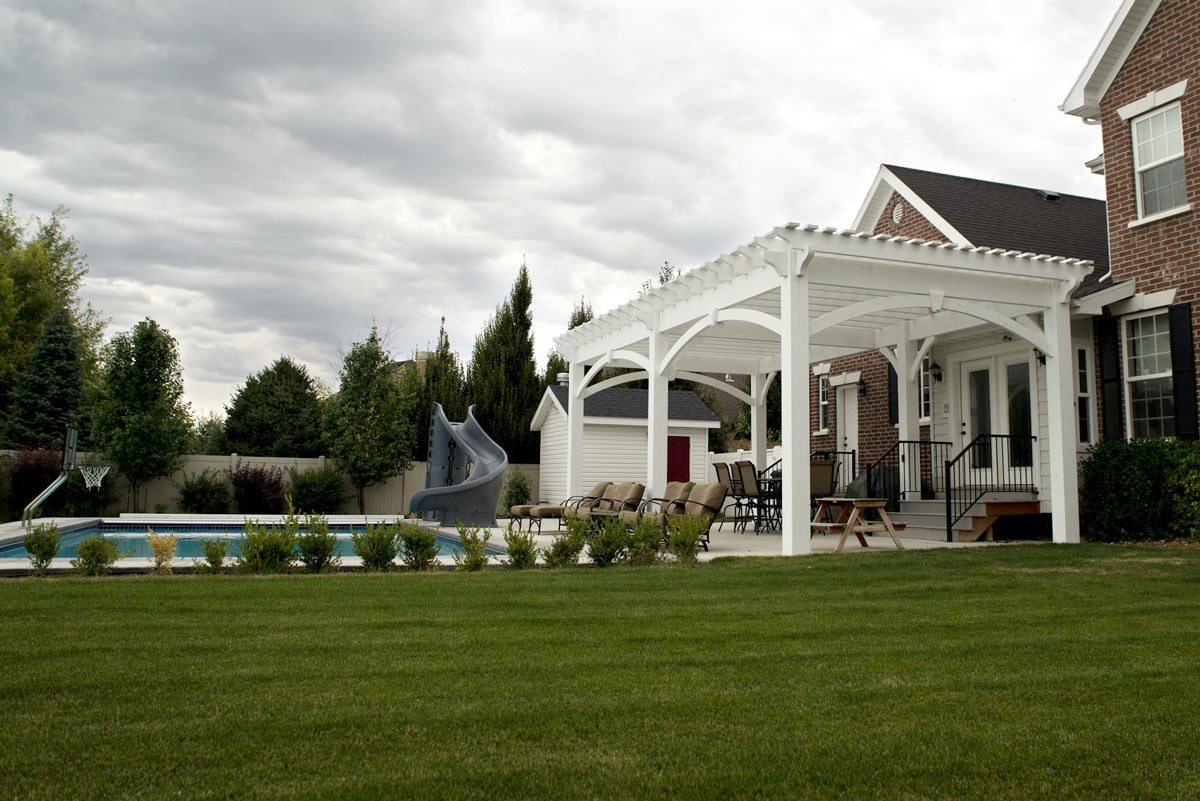 diy poolside pergola kit