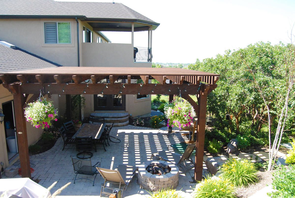 Mortons3-20x20pergola timber frame pergola