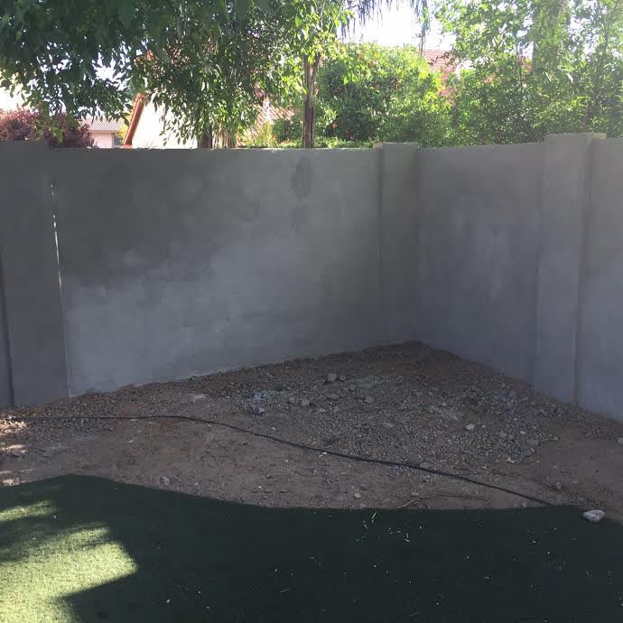 before before pergola installation
