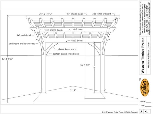 plans for timber frame arbor