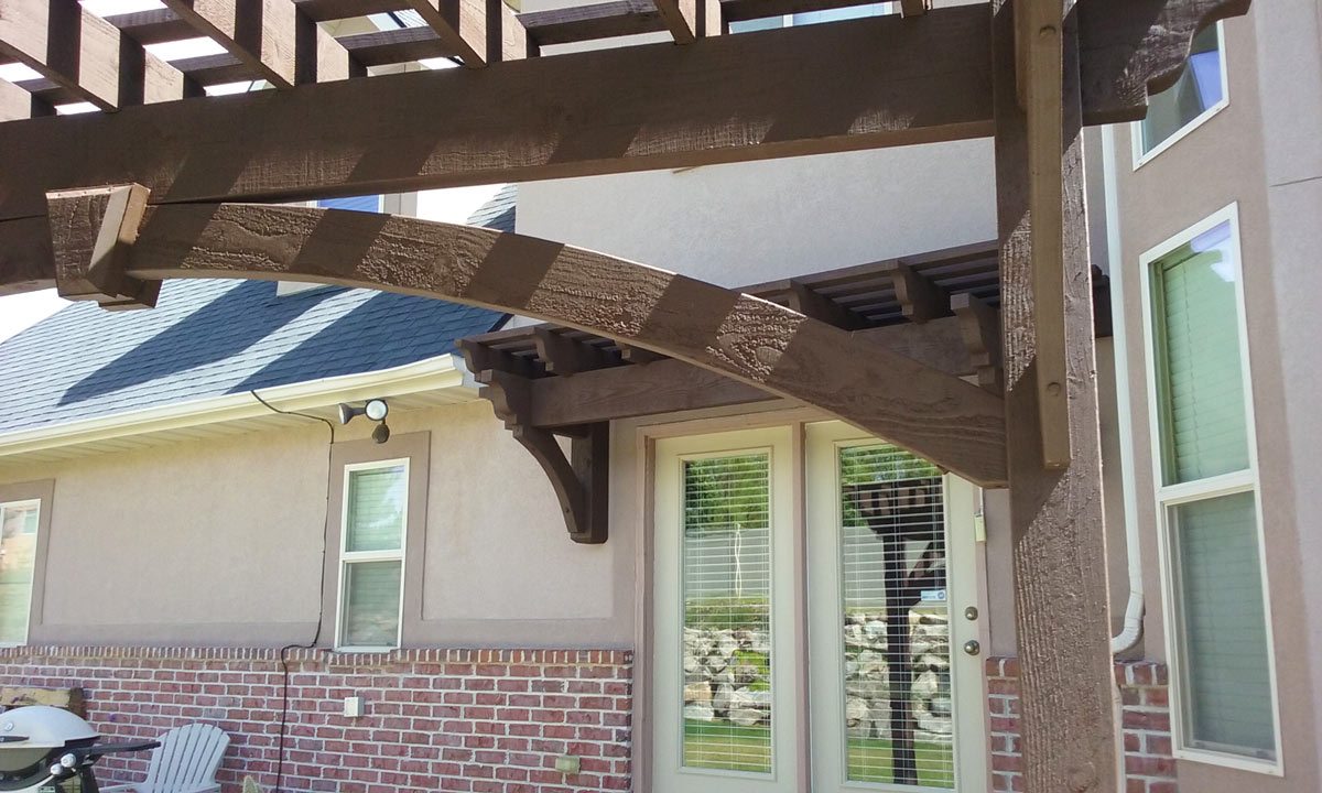 timber frame DIY awning kit