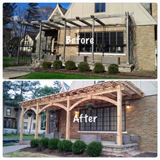 pergola-before-after before and after pics