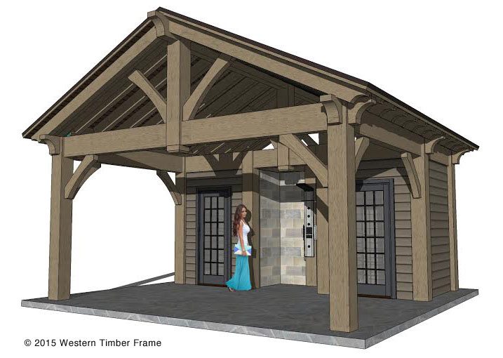 poolhouse-brighton timber frame poolhouse