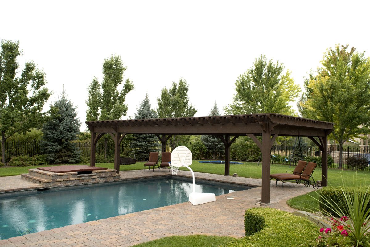 poolside pergola shade