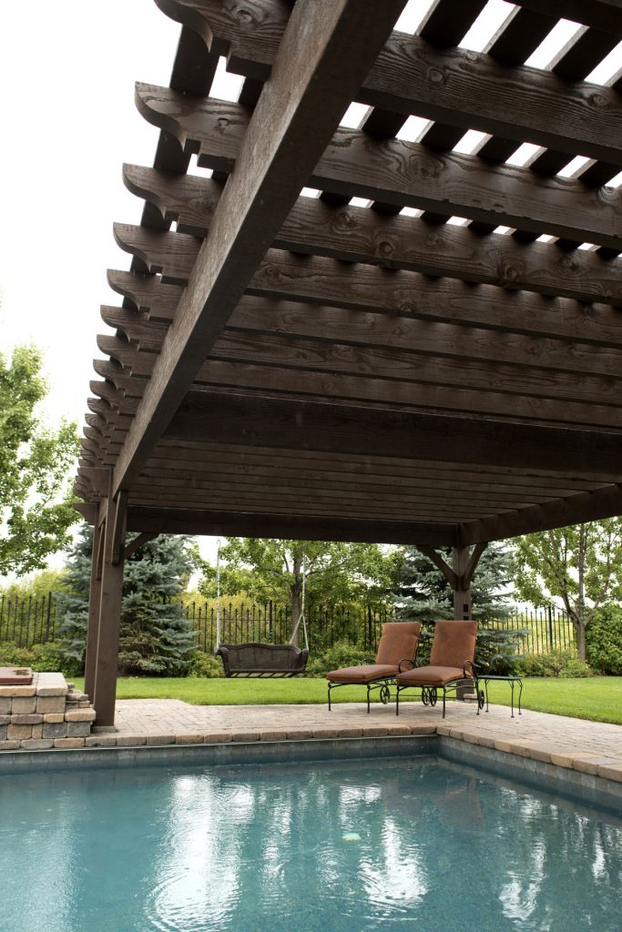 poolside pergola shade