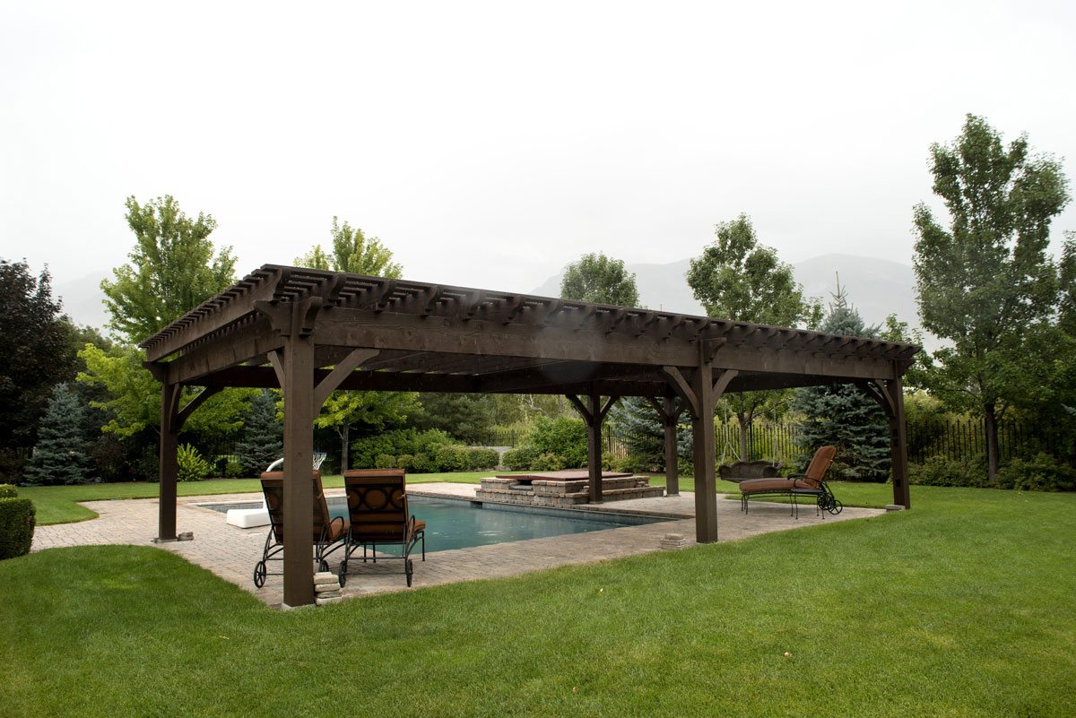 poolside pergola shade