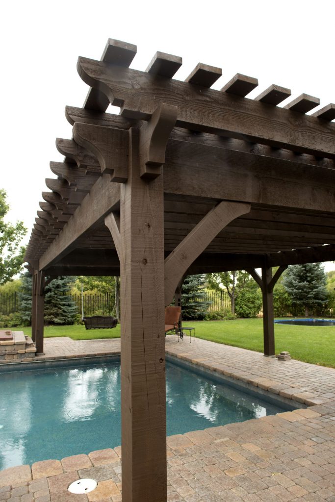 poolside pergola